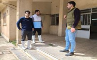 حضور کارشناسان بهداشت محیط در روستاهای سیل زده بخش لاجان شهرستان پیرانشهر 